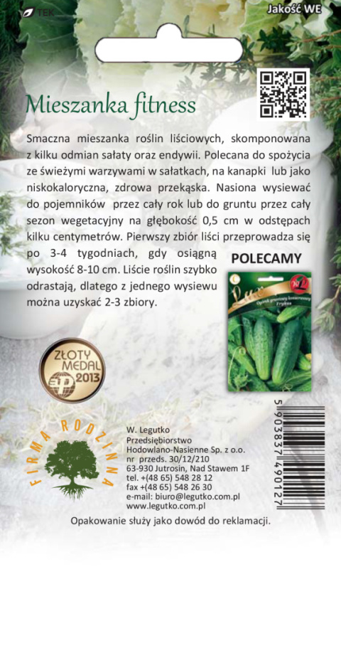 Baby Leaf - Mieszanka fitness 1.50G