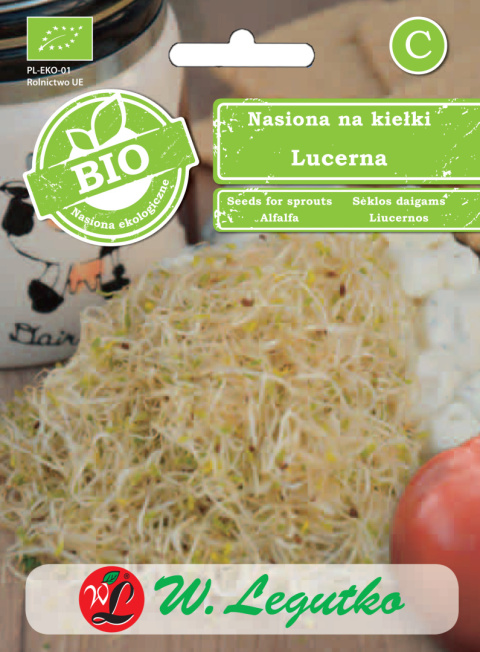 Nasiona na kiełki - lucerna 20.00G