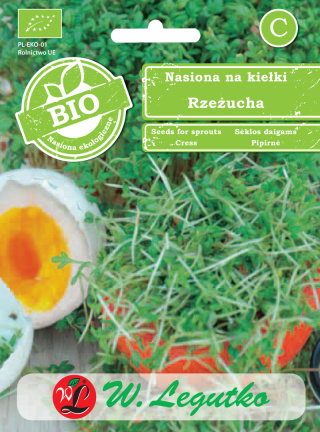 Nasiona na kiełki - rzeżucha 30.00G