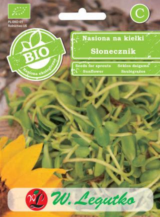 Nasiona na kiełki - słonecznik 40.00G