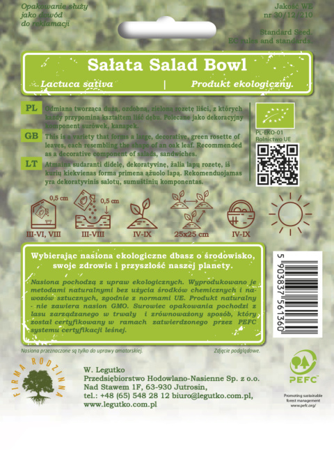 Sałata liściowa Salad Bowl 0.50G