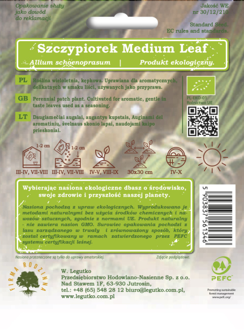 Szczypiorek Medium leaf 1.00G