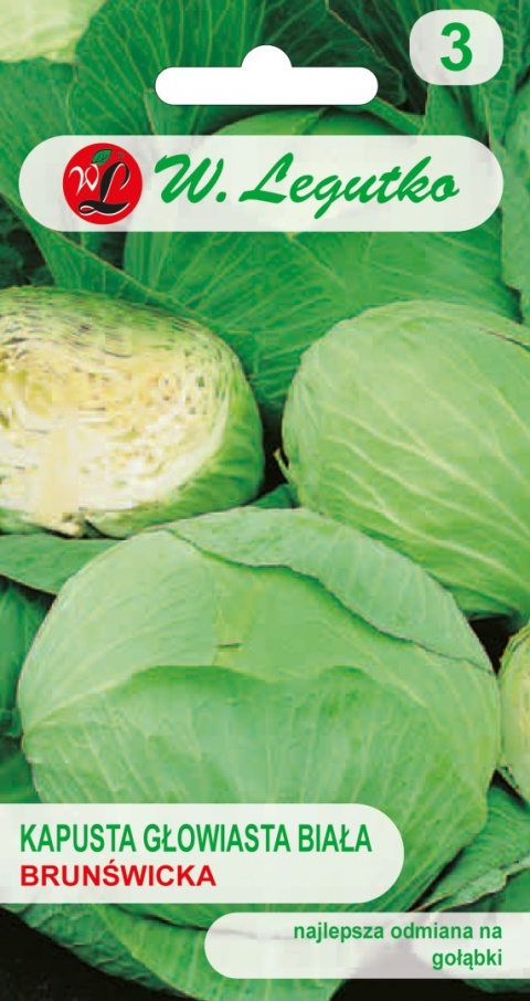 Kapusta głowiasta biała Brunświcka - śr. późna 2.00G