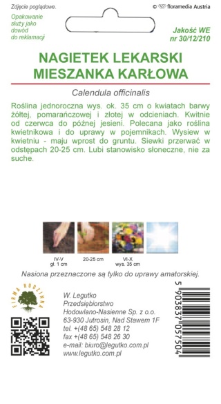 Nagietek lekarski mieszanka karłowa 3.00g