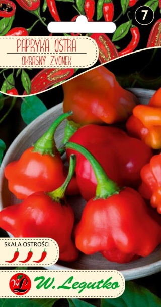Papryka chińska Okrasny Zvonek - czerwona 0.15g