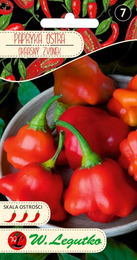 Papryka chińska Okrasny Zvonek - czerwona 0.15g