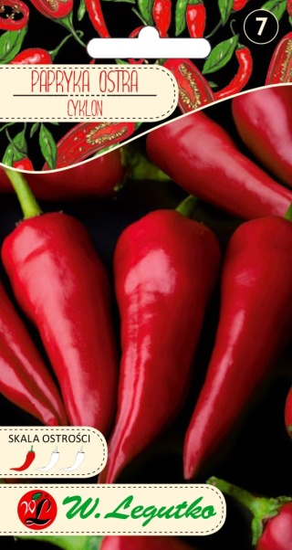 Papryka ostra Cyklon - czerwona 0.15g
