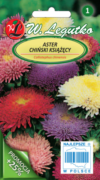 Aster chiński książęcy mieszanka 1.00+0.25g