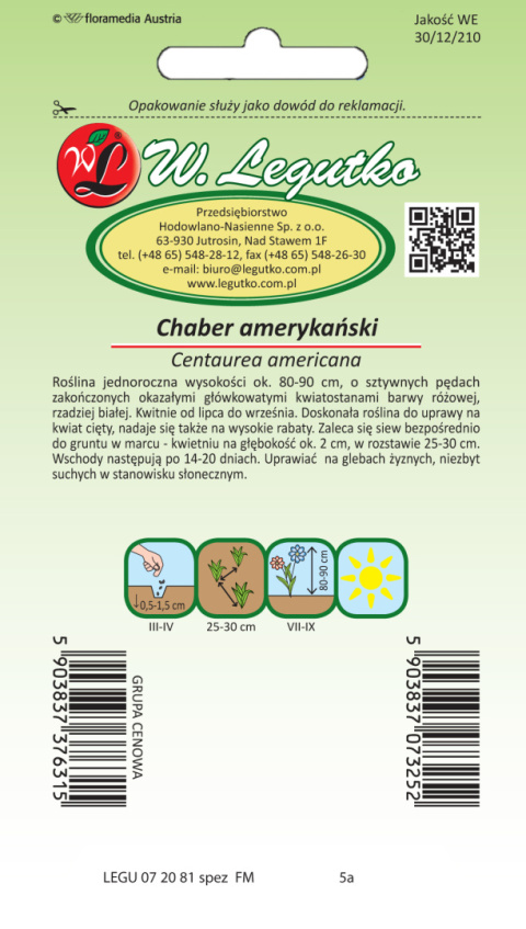 Chaber amerykański różowy 1.00g