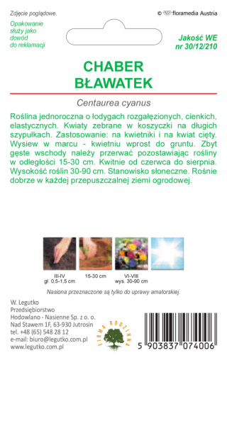 Chaber bławatek mieszanka 1.00g