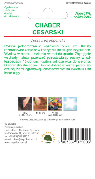 Chaber cesarski mieszanka 1.00G