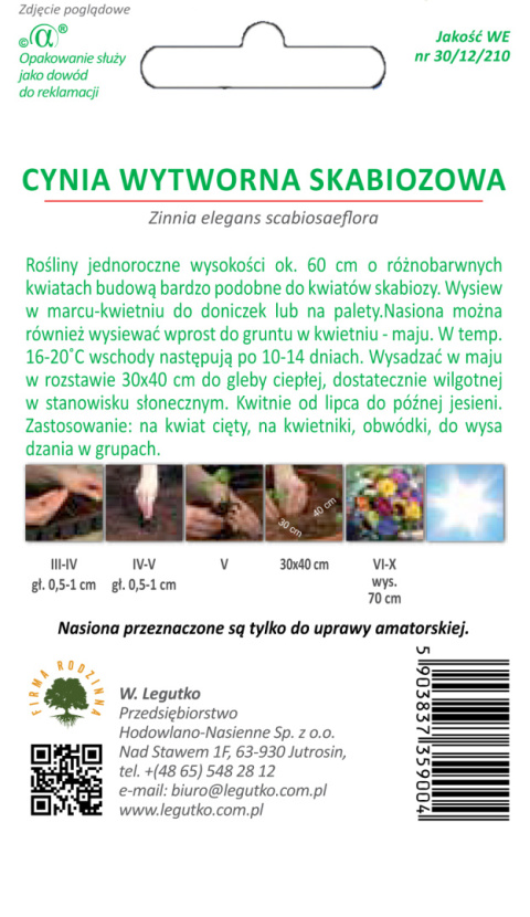 Cynia wytworna skabiozowa mieszanka 1.00G