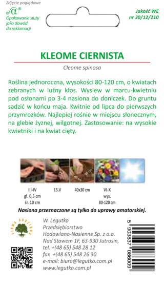 Kleome ciernista mieszanka 0.50g