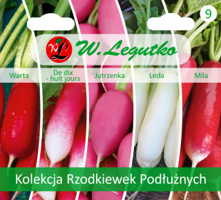 Kolekcja Rzodkiewek Podłużnych