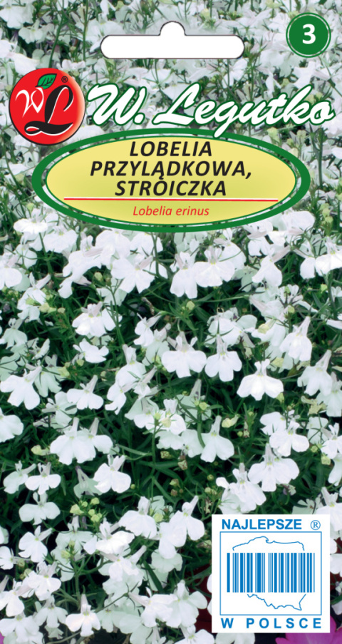 Lobelia przylądkowa, Stroiczka - biała 0.10g