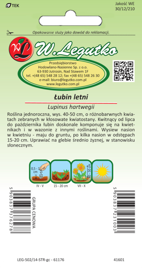 Łubin letni mieszanka 3.00g