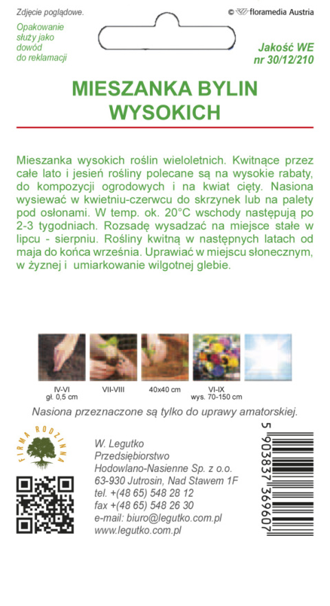 Mieszanka bylin wysokich 1.00g