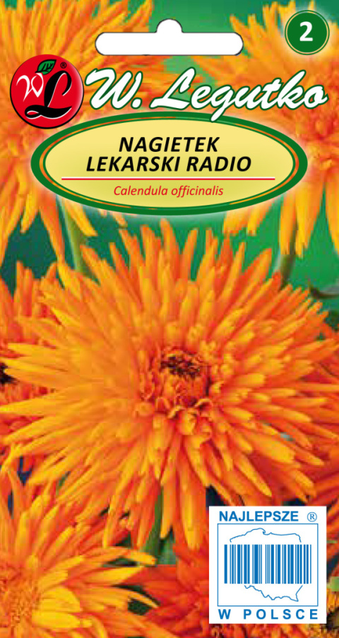 Nagietek lekarski Radio - pomarańczowy 2.00g