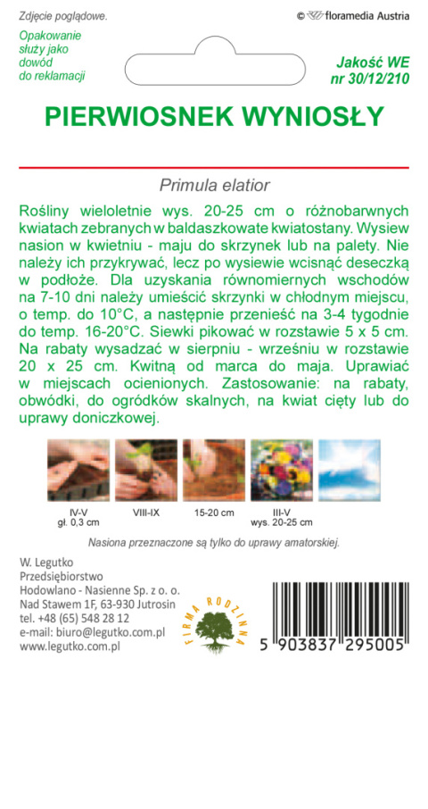 Pierwiosnek wyniosły mieszanka 0.30g