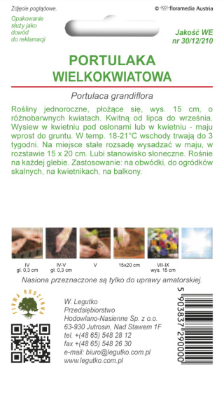 Portulaka wielkokwiatowa mieszanka, półpełna 0.50g