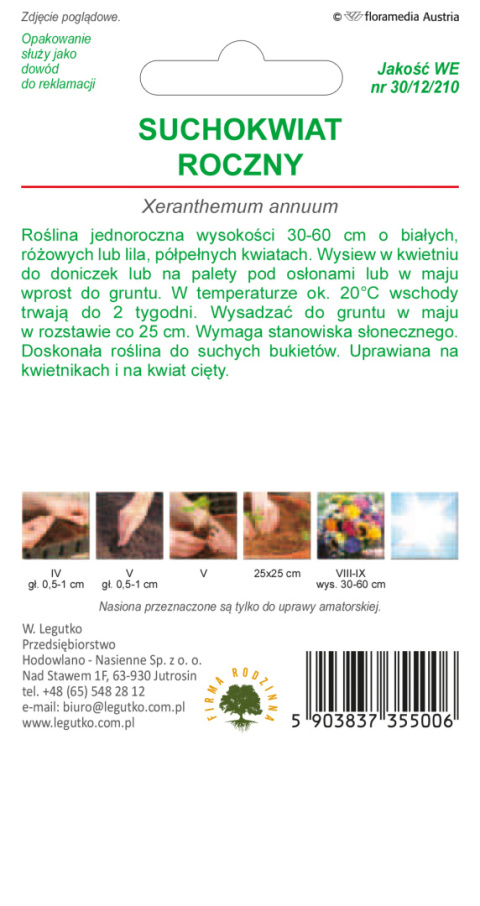 Suchokwiat roczny mieszanka 0.50g