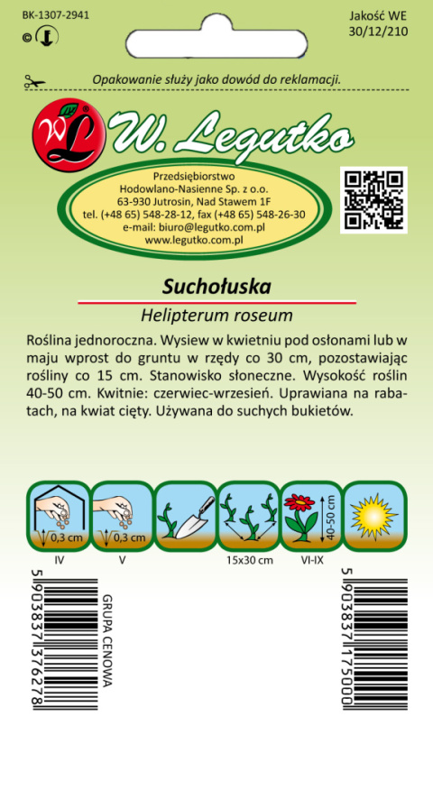 Suchołuska (Suchlin różowy) mieszanka 1.00g