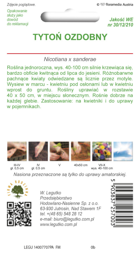 Tytoń ozdobny mieszanka 1.00g