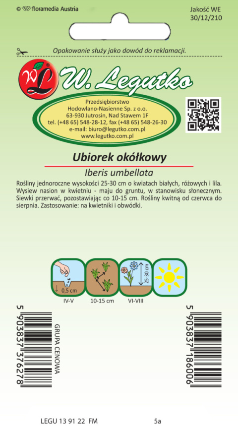 Ubiorek okółkowy mieszanka 1.00g