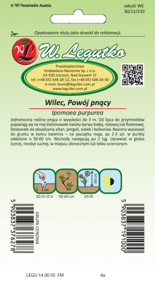 Wilec, Powój pnący mieszanka 5.00G