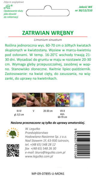 Zatrwian wrębny - żółty 0.30g