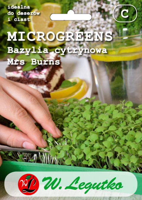 Microgreens - Bazylia cytrynowa Mrs. Burns 3.00 g