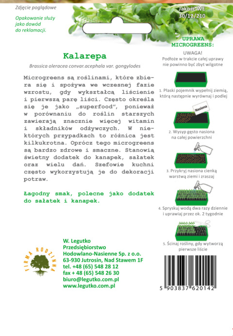 Microgreens - Kalarepa 4.00 g