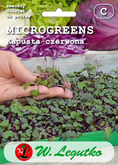 Microgreens - Kapusta głowiasta czerwona 4.00 g