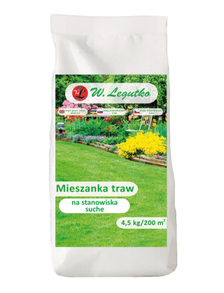 Mieszanka traw gazonowych Na stanowiska suche 4.50 kg