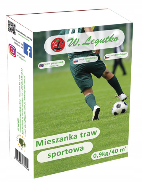 Mieszanka traw gazonowych Sportowa 0.90 kg