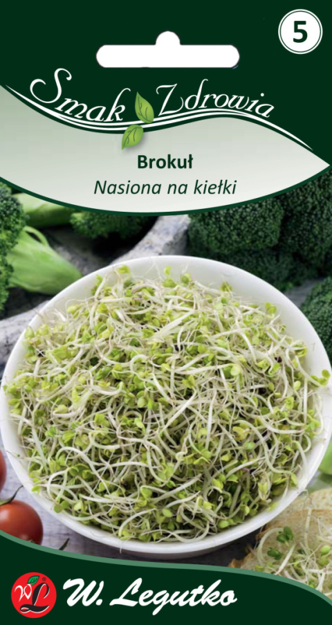 Nasiona na kiełki - brokuł 10.00 g