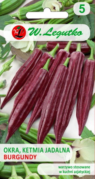 Okra, Ketmia jadalna Burgundy 2.00G