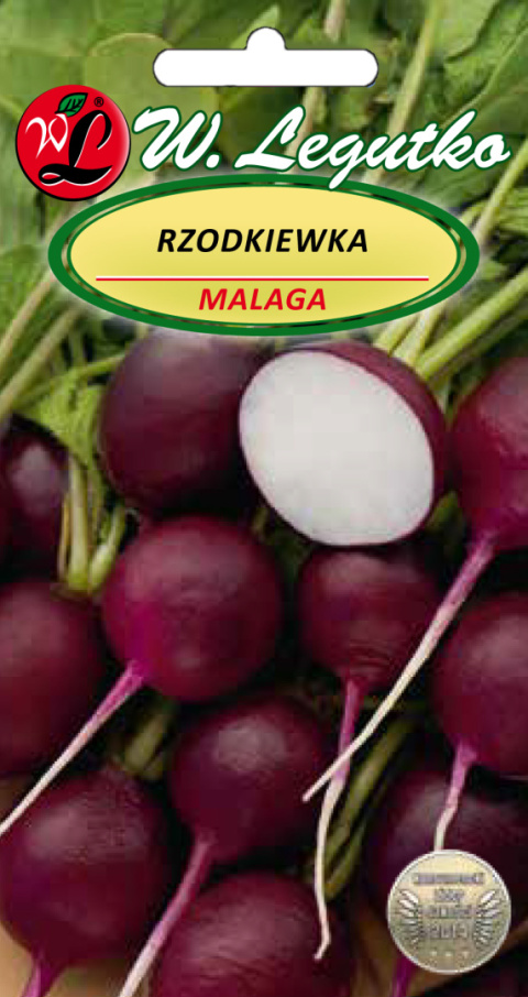 Rzodkiewka Malaga - okrągła, fioletowa 5.00g