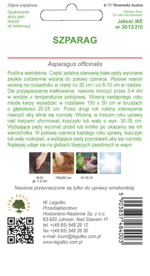 Szparag warzywny Argenteuil 1.00G