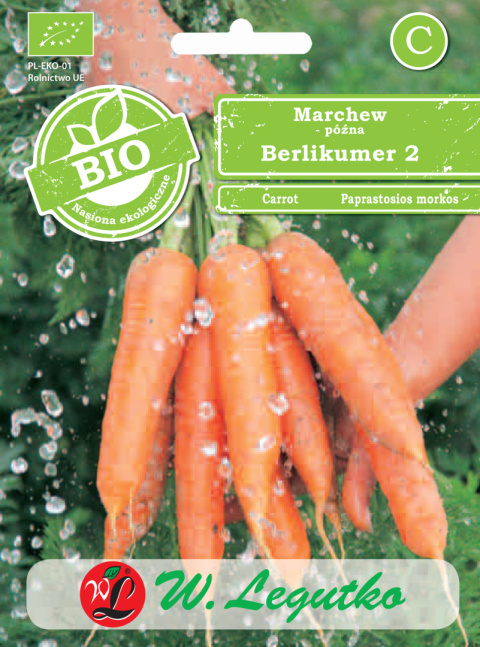 BIO - Marchew jadalna Berllikumer 2 - późna 5.00 g