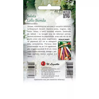 Baby Leaf - Sałata liściowa Lollo Bionda 1.50G