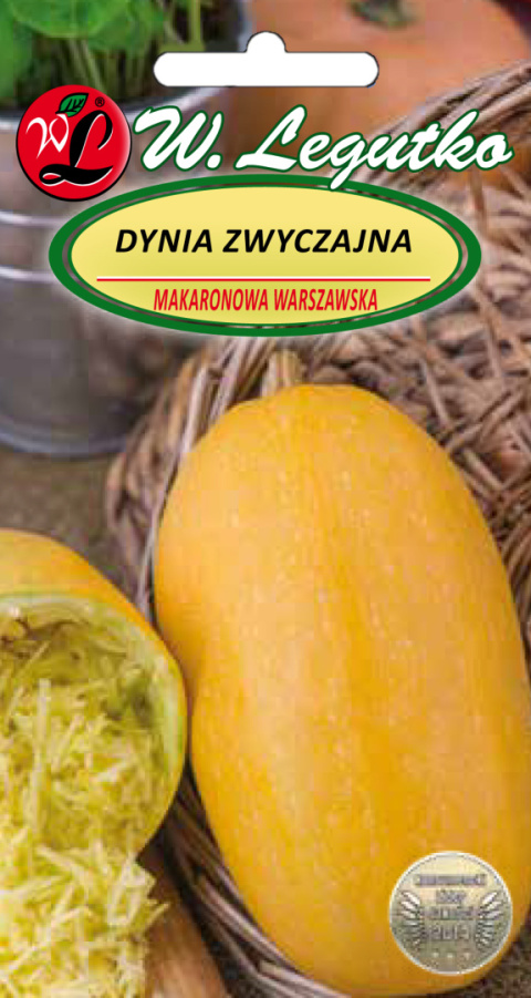 Dynia zwyczajna Makaronowa Warszawska - makaronowa, piaskowo-miodowa 2.00g